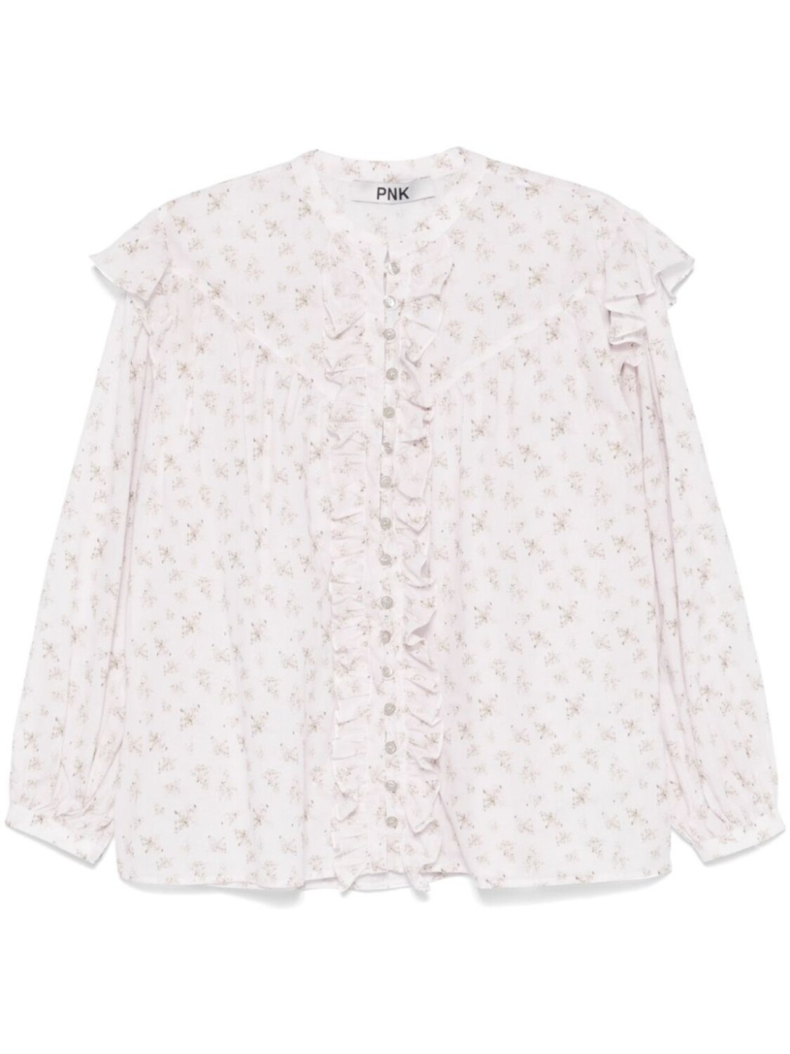 Блузка с цветочным принтом PNK, белый
Блузка с цветочным принтом PNK, белый