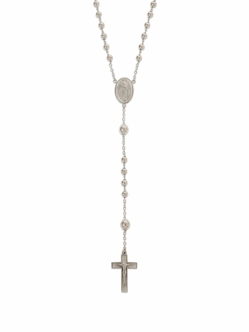 Колье Sicily Rosary из белого золота Dolce & Gabbana, серебристый
Колье Sicily Rosary из белого золота Dolce & Gabbana, серебристый
