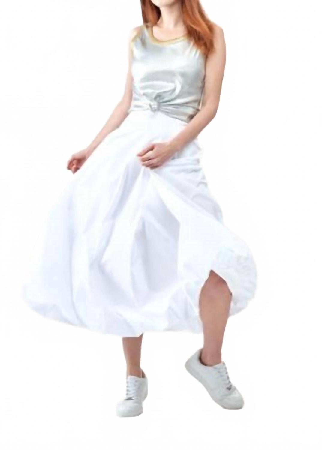 Белая миди юбка пузырь Insight
Белая миди юбка пузырь Insight