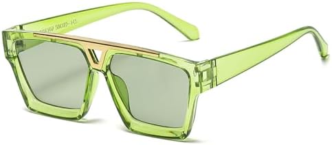 Солнцезащитные очки большого квадратного размера 2026 года для женщин и мужчин, винтажные, с крупной металлической оправой, модные солнцезащитные очки для женщин MTZJH, Clear Green
Солнцезащитные очки большого квадратного размера 2026 года для женщин и мужчин, винтажные, с крупной металлической оправой, модные солнцезащитные очки для женщин MTZJH, Clear Green