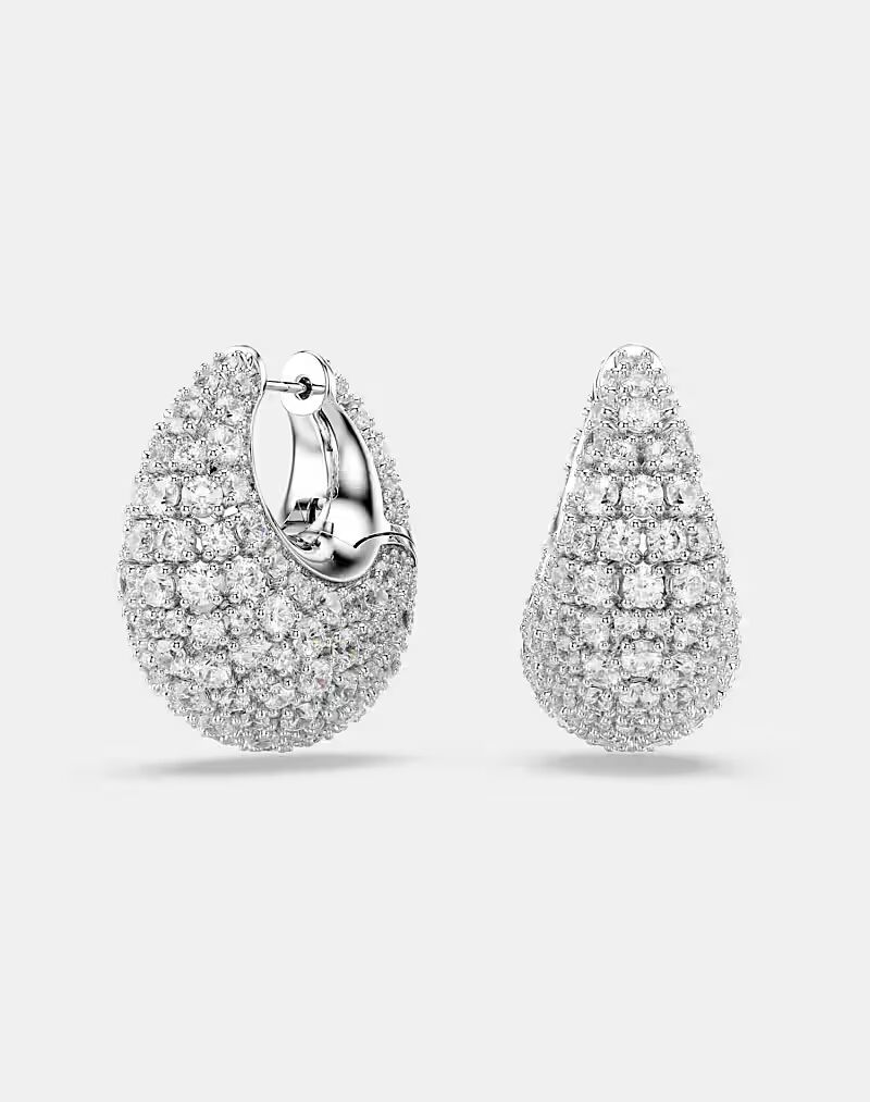 Серьги Sublima, крупные, белые, родиевое покрытие белого цвета Swarovski
Серьги Sublima, крупные, белые, родиевое покрытие белого цвета Swarovski