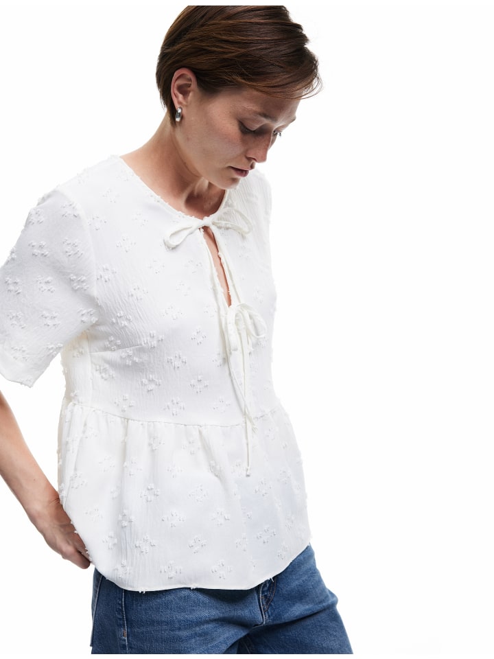 Блузка SS серо-белого цвета KOTON
Блузка SS серо-белого цвета KOTON