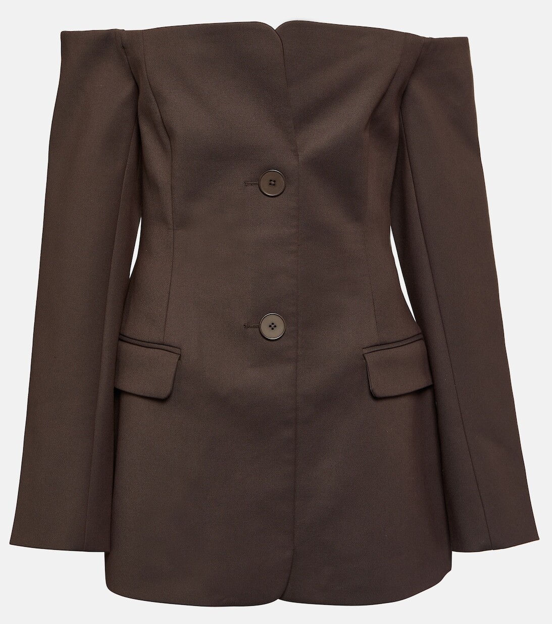 Платье-блейзер Sandrine с открытыми плечами SIR, коричневый
Платье-блейзер Sandrine с открытыми плечами SIR, коричневый