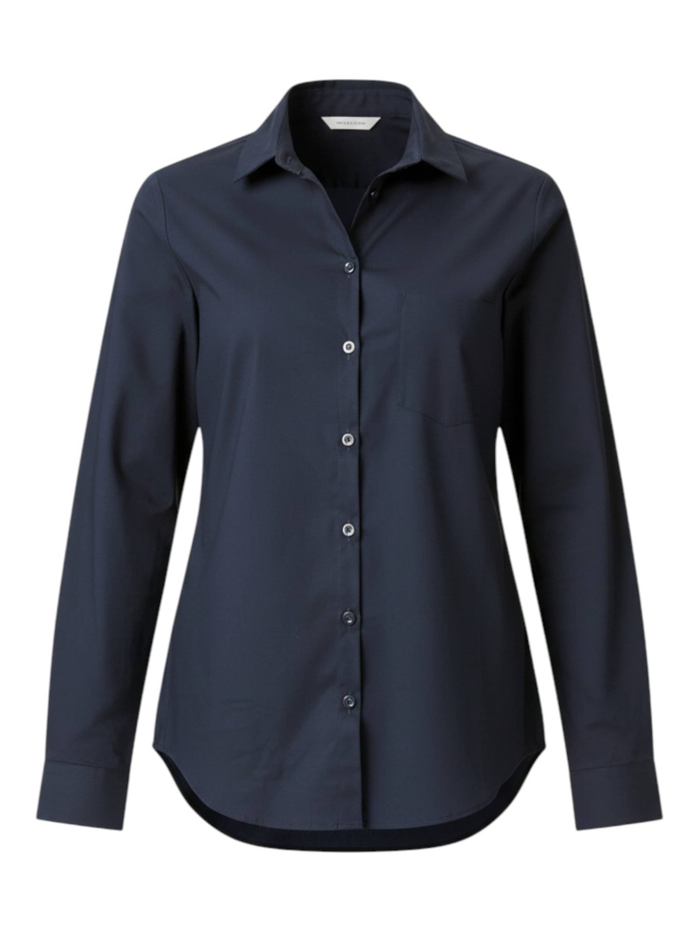 TEESHOPPEN Рубашка 'Ida' в цвете Marine Blue
TEESHOPPEN Рубашка 'Ida' в цвете Marine Blue