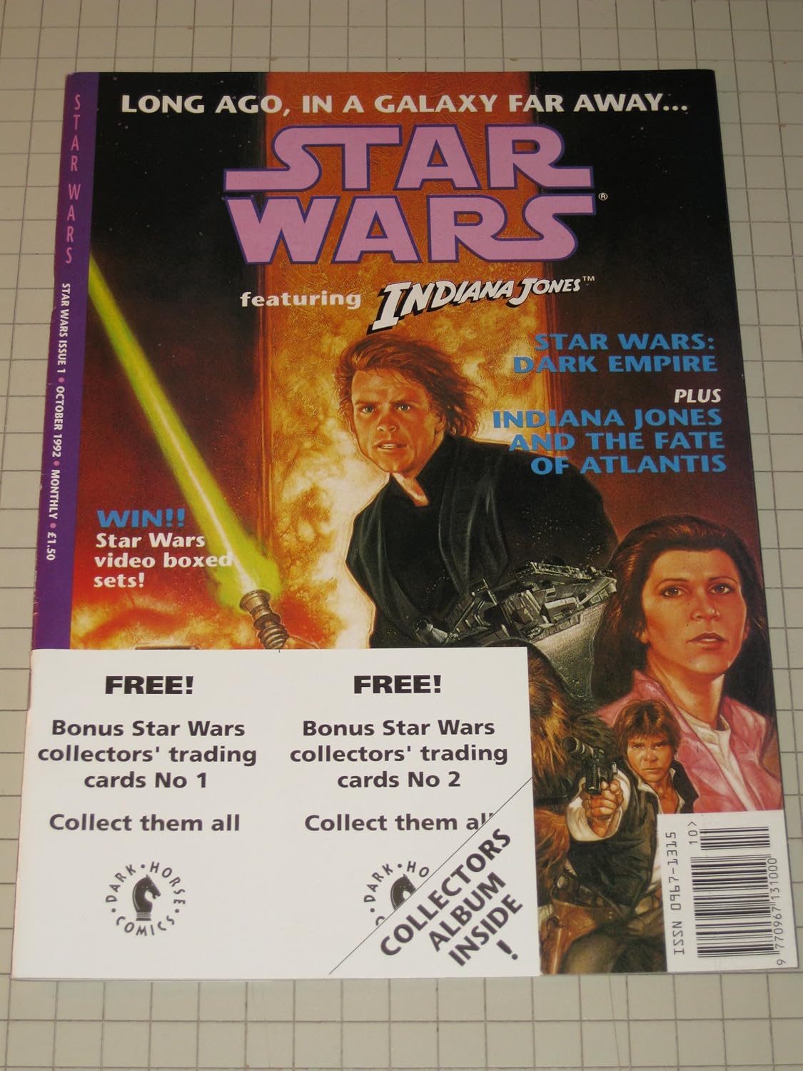 Star Wars Issue 1 - October 1992 (Dark Horse Comics International (UK))
Star Wars Issue 1 - October 1992 (Dark Horse Comics International (UK))