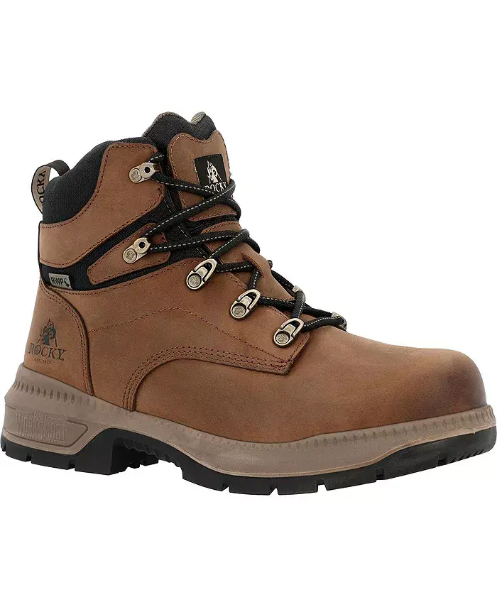 Рабочие ботинки WorkSmart 6 дюймов с композитным носком и внутренней защитой Met Guard Rocky, коричневый
Рабочие ботинки WorkSmart 6 дюймов с композитным носком и внутренней защитой Met Guard Rocky, коричневый
