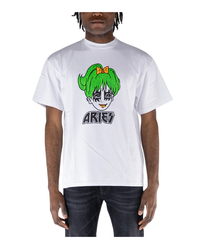 Футболка с надписью «Поцелуй» Aries, белый
Футболка с надписью «Поцелуй» Aries, белый