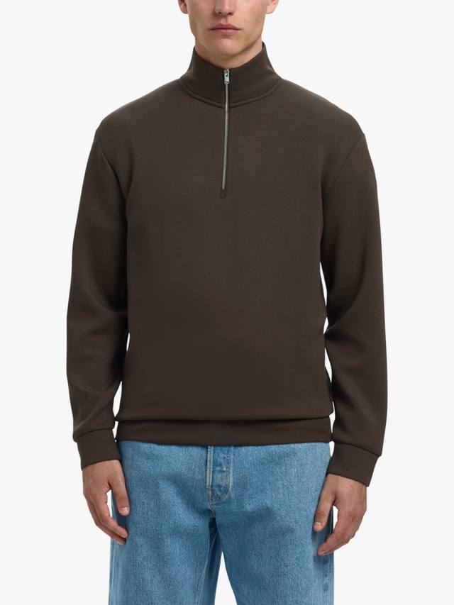 Джемпер с высоким воротником и молнией до половины из вискозы LENZING ECOVERO Selected
Джемпер с высоким воротником и молнией до половины из вискозы LENZING ECOVERO Selected