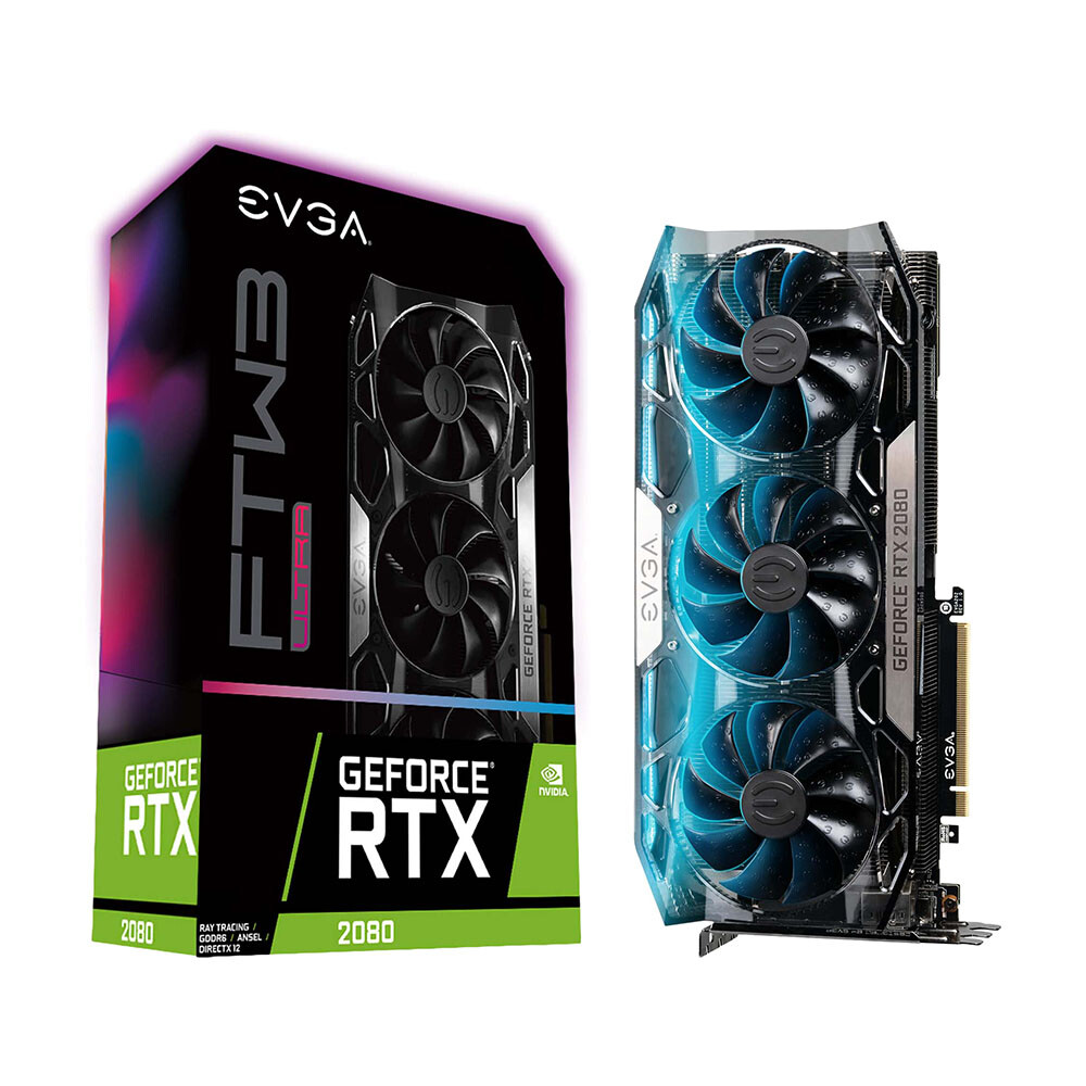 Видеокарта EVGA GeForce RTX 2080 FTW3 Ultra Overclocked, 8GB GDDR6, 08G-P4-2287-RX
Видеокарта EVGA GeForce RTX 2080 FTW3 Ultra Overclocked, 8GB GDDR6, 08G-P4-2287-RX
