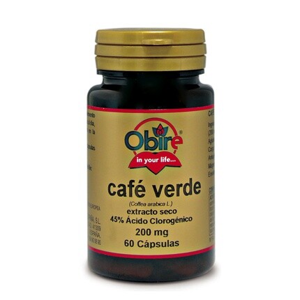 Obire Cafe Verde 200 мг Экст Секо 60 капсул
Obire Cafe Verde 200 мг Экст Секо 60 капсул