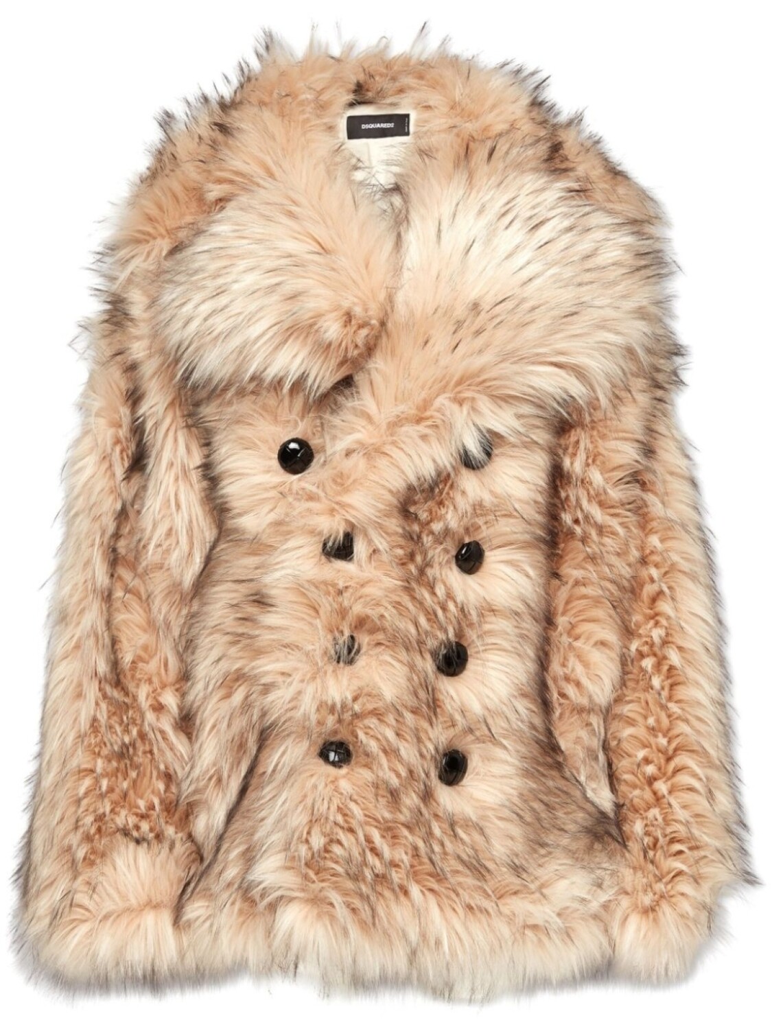 DSQUARED2 двубортная шуба из искусственного меха, нейтральный цвет
DSQUARED2 двубортная шуба из искусственного меха, нейтральный цвет
