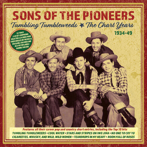 CD диск Sons of the Pioneers: Tumbling Tumbleweeds: The Chart Years 1934-49
CD диск Sons of the Pioneers: Tumbling Tumbleweeds: The Chart Years 1934-49