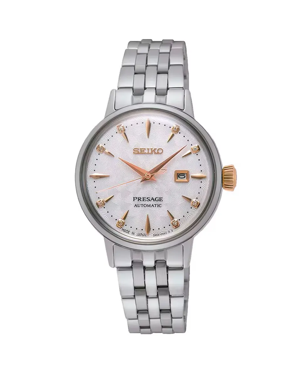 Presage SRE009J1 Автоматические женские часы из стали с серебряным ремешком Seiko, серебряный
Presage SRE009J1 Автоматические женские часы из стали с серебряным ремешком Seiko, серебряный