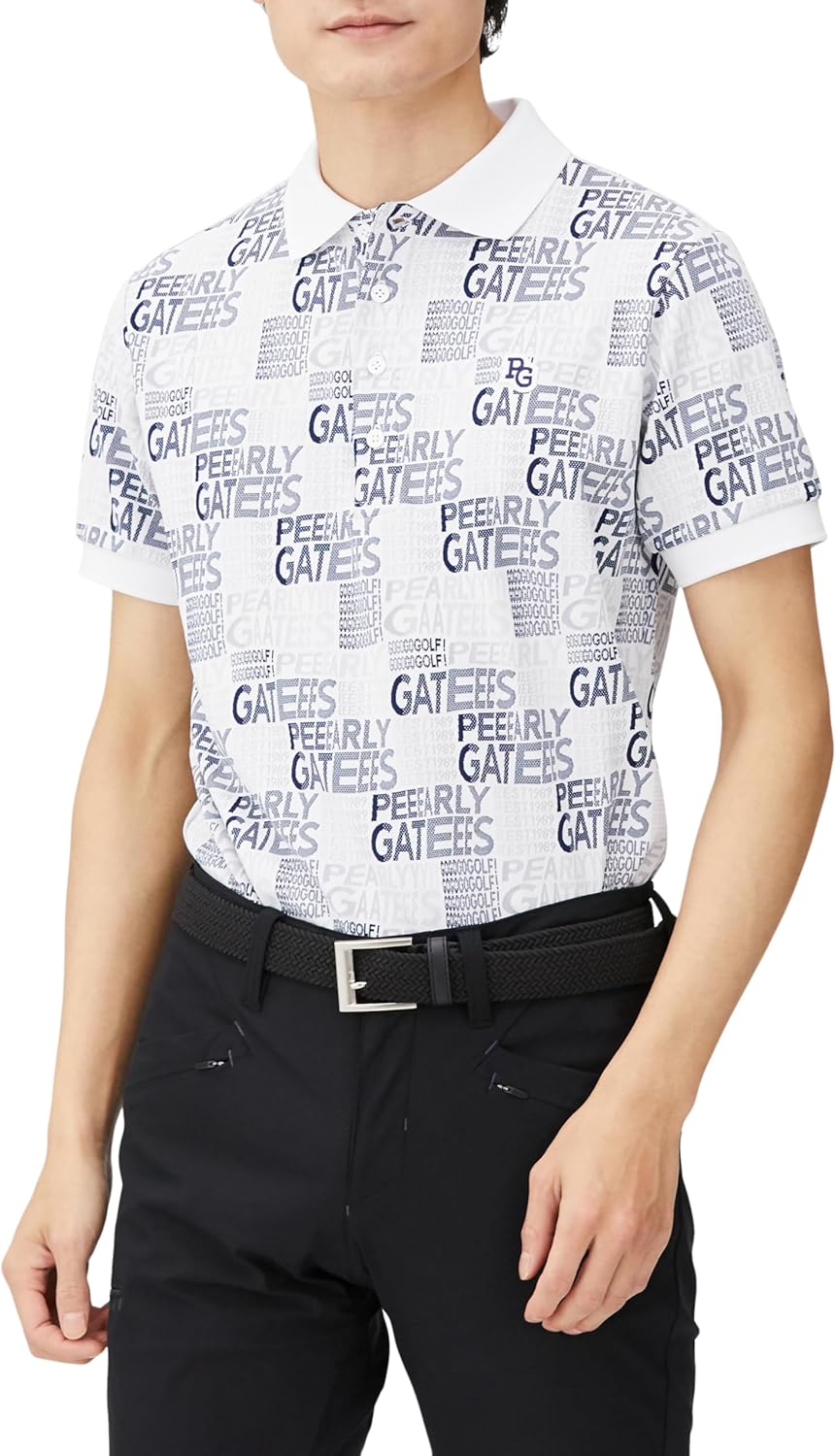 Мужская поло-рубашка PEARLY GATES с коротким рукавом (влагоотводящая, быстросохнущая, с градиентным логотипом) / для гольфа / 053-4160313, белый
Мужская поло-рубашка PEARLY GATES с коротким рукавом (влагоотводящая, быстросохнущая, с градиентным логотипом) / для гольфа / 053-4160313, белый