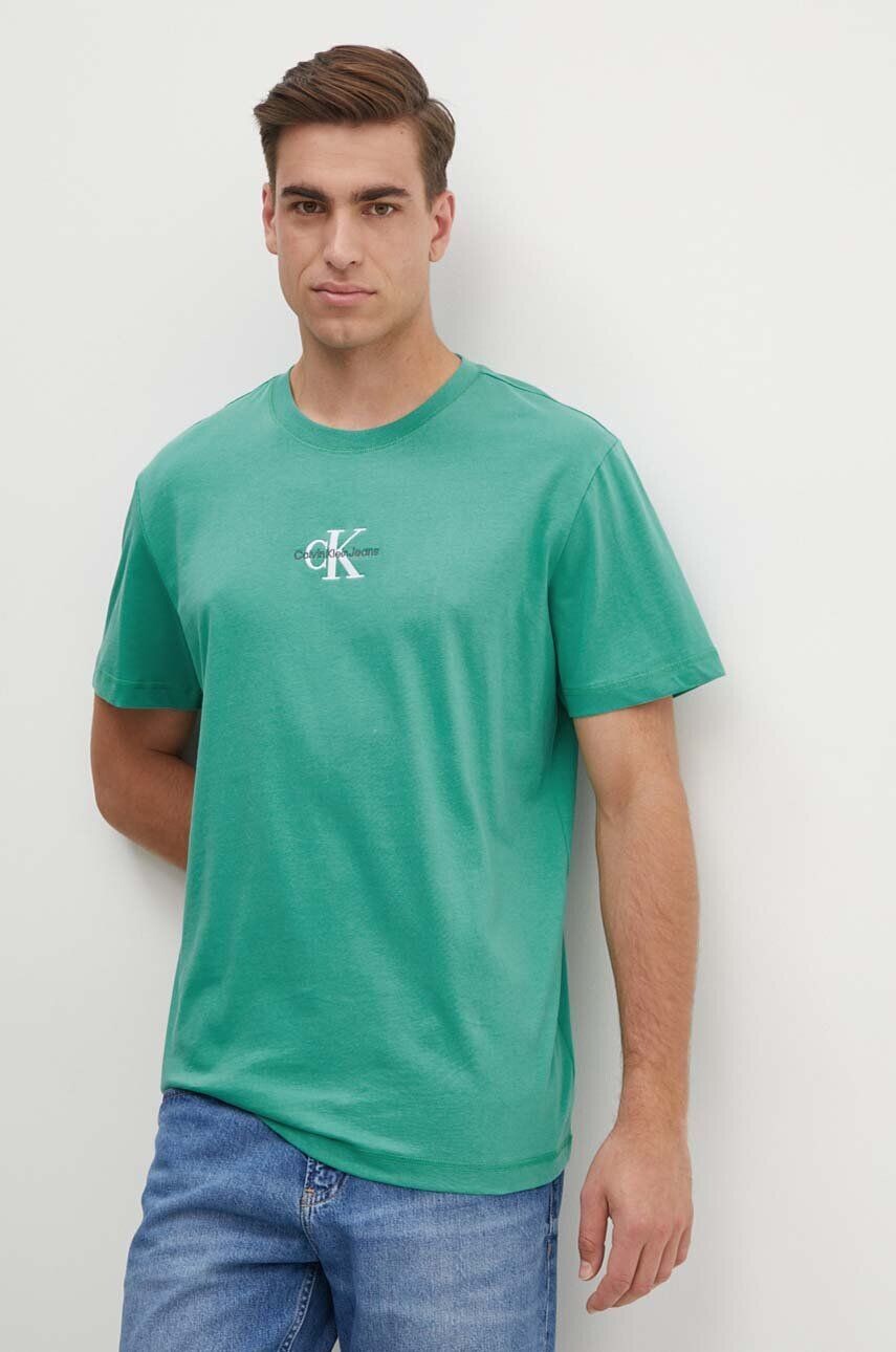 Хлопковая футболка Calvin Klein Jeans, зеленый
Хлопковая футболка Calvin Klein Jeans, зеленый