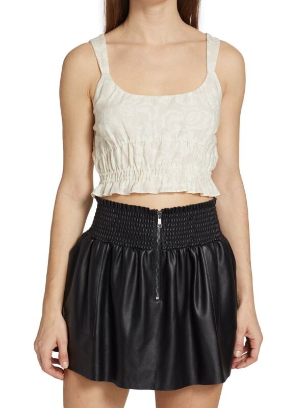 Укороченный льняной топ Ramy Brook с цветочным принтом Judith, слоновая кость
Укороченный льняной топ Ramy Brook с цветочным принтом Judith, слоновая кость