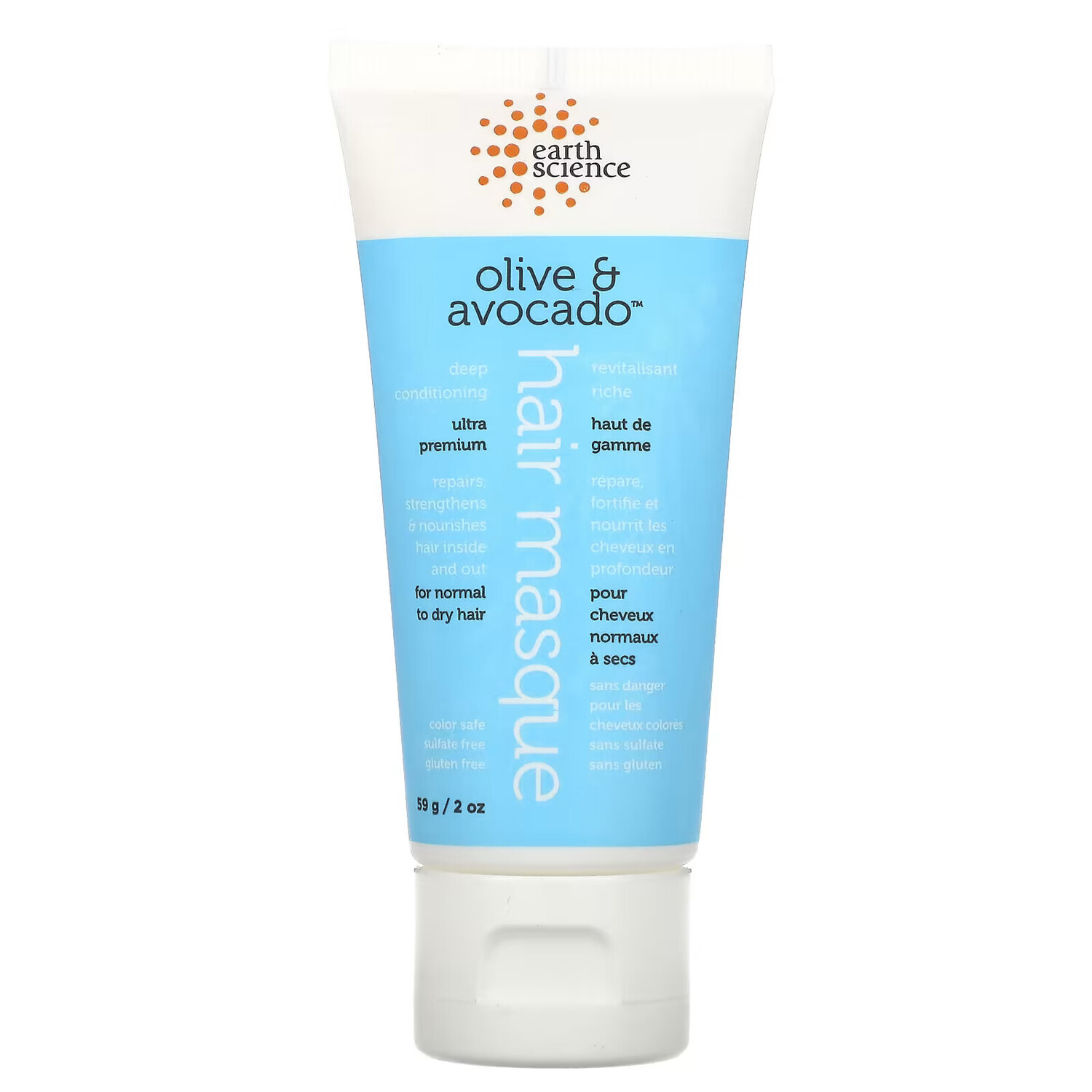Earth Science, Глубокое кондиционирование, маска для волос, олива и авокадо, 59 г (2 унции)
Earth Science, Глубокое кондиционирование, маска для волос, олива и авокадо, 59 г (2 унции)