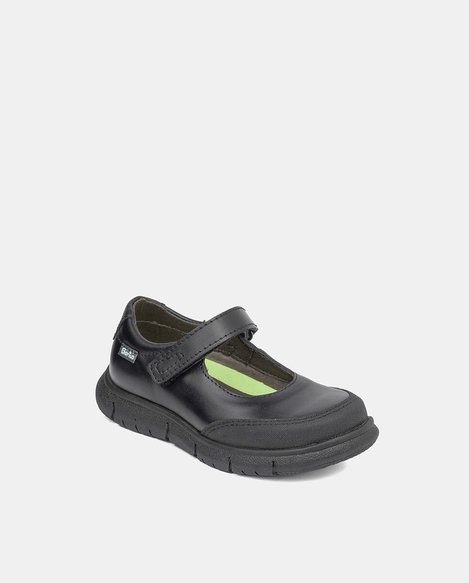 Кожаные туфли Мэри Джейн для девочек с усиленным мыском и застежкой на липучку Gorila, темно-синий
Кожаные туфли Мэри Джейн для девочек с усиленным мыском и застежкой на липучку Gorila, темно-синий