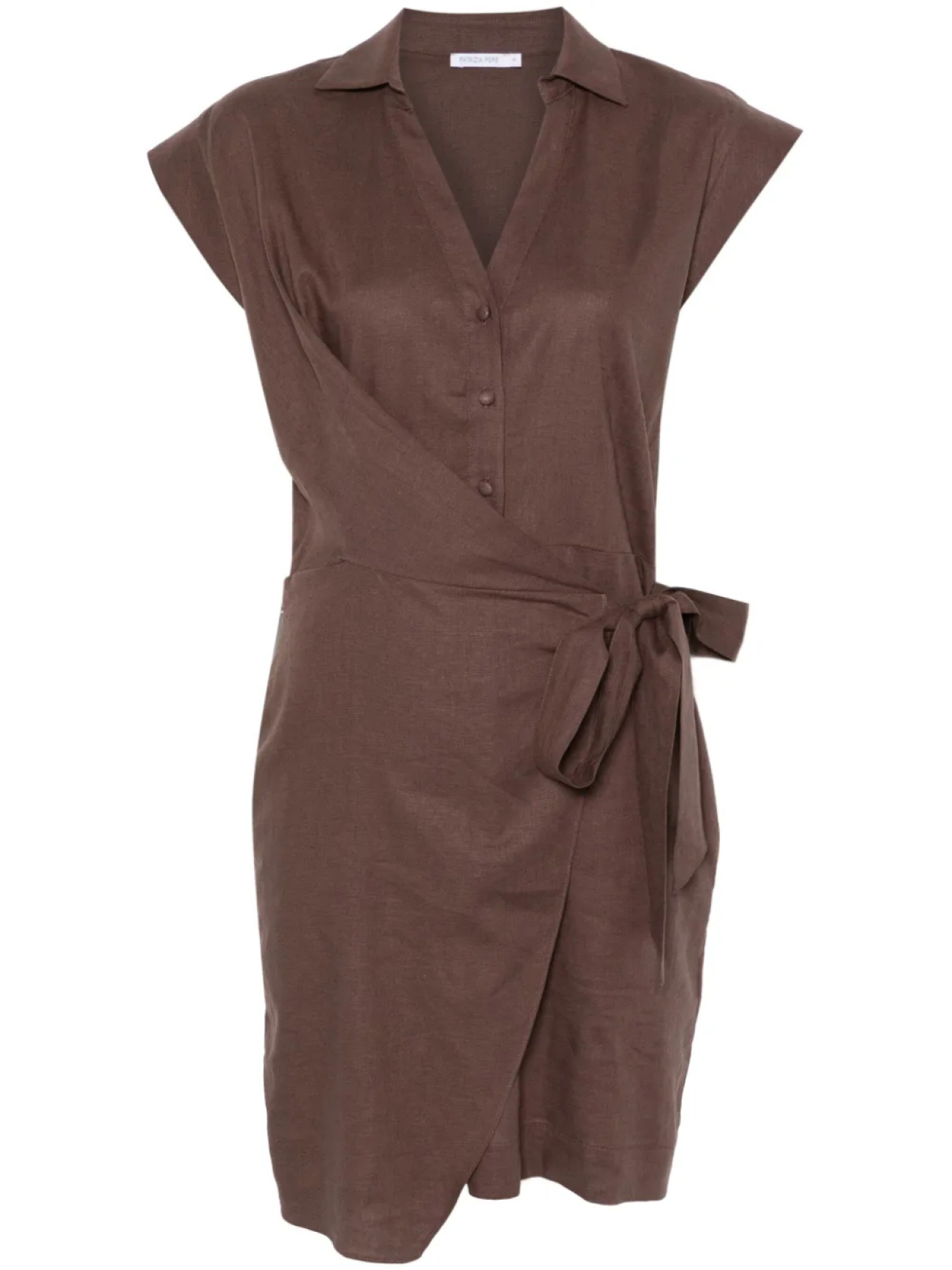 Patrizia Pepe платье мини с запахом, коричневый
Patrizia Pepe платье мини с запахом, коричневый