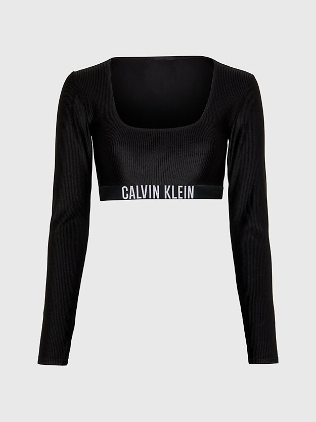 Топ бикини Rash Guard Calvin Klein, черный
Топ бикини Rash Guard Calvin Klein, черный