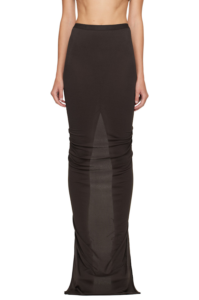 Rick Owens Lilies Коричневая юбка-макси Concordians Eva
Rick Owens Lilies Коричневая юбка-макси Concordians Eva