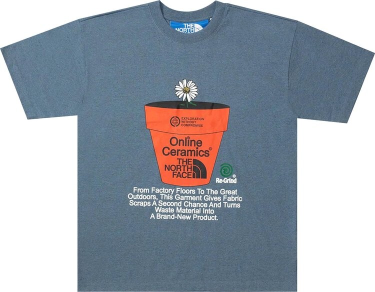 Футболка The North Face x Online Ceramics Graphic Tee 'Blue Regrind', синий
Футболка The North Face x Online Ceramics Graphic Tee 'Blue Regrind', синий