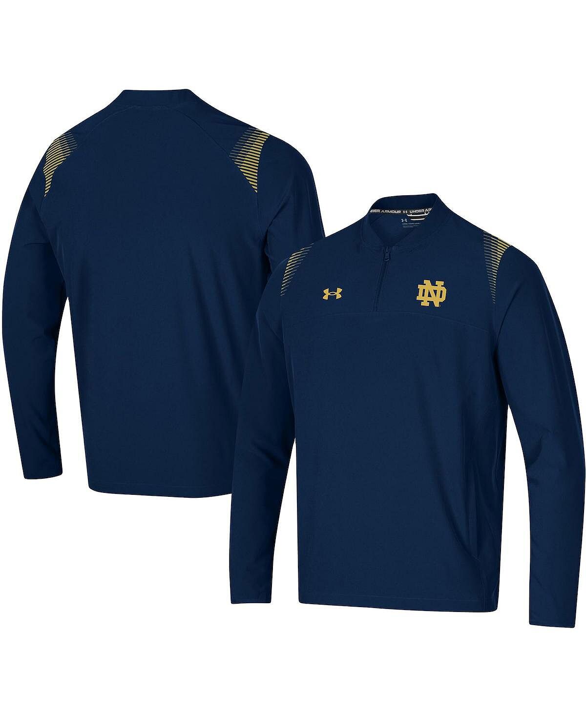 Мужская темно-синяя куртка notre dame fighting irish 2021 sideline motivate с молнией на четверть Under Armour, синий
Мужская темно-синяя куртка notre dame fighting irish 2021 sideline motivate с молнией на четверть Under Armour, синий