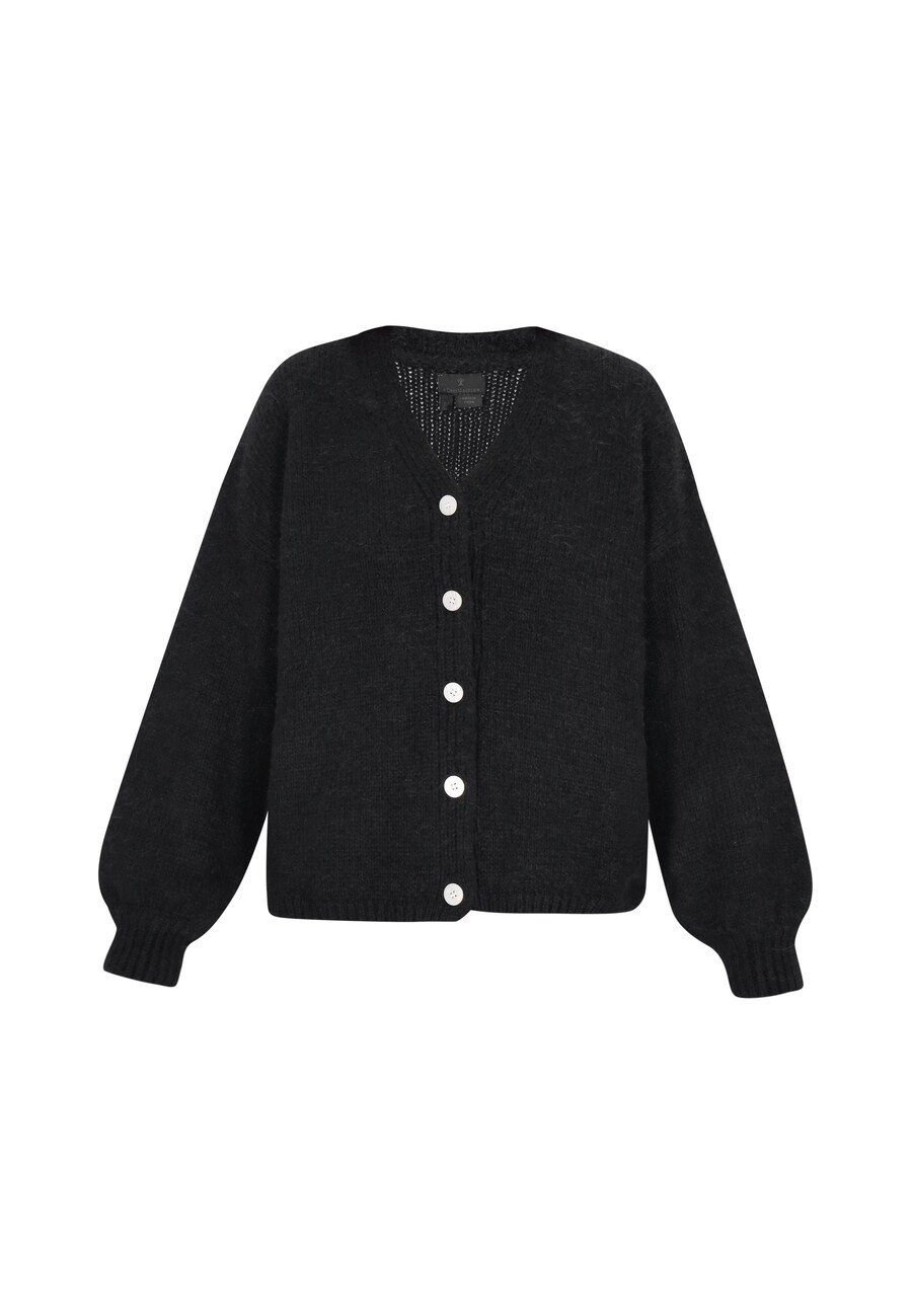 Кардиган оверсайз DreiMaster Klassik, черный
Кардиган оверсайз DreiMaster Klassik, черный