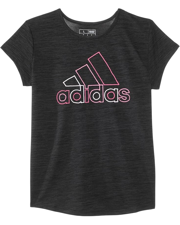 Футболка adidas Kids AEROREADY Short Sleeve Essential Polyester Mélange Tee(Big Kid), цвет Adi Black Heather
Футболка adidas Kids AEROREADY Short Sleeve Essential Polyester Mélange Tee(Big Kid), цвет Adi Black Heather