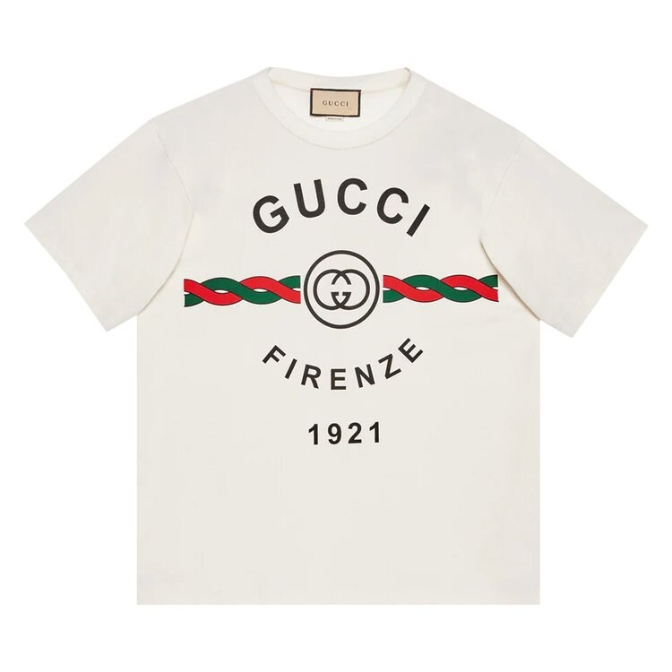 Футболка Gucci Firenze 1921 T-Shirt White, белый 
Футболка Gucci Firenze 1921 T-Shirt White, белый