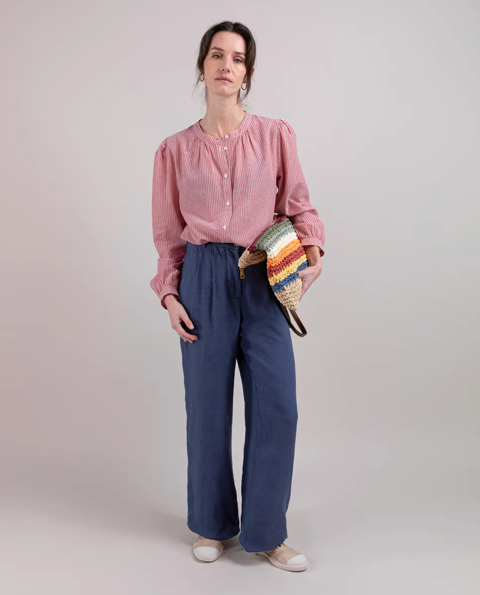 Брюки женские из льна однотонные El Ganso, синий
Брюки женские из льна однотонные El Ganso, синий