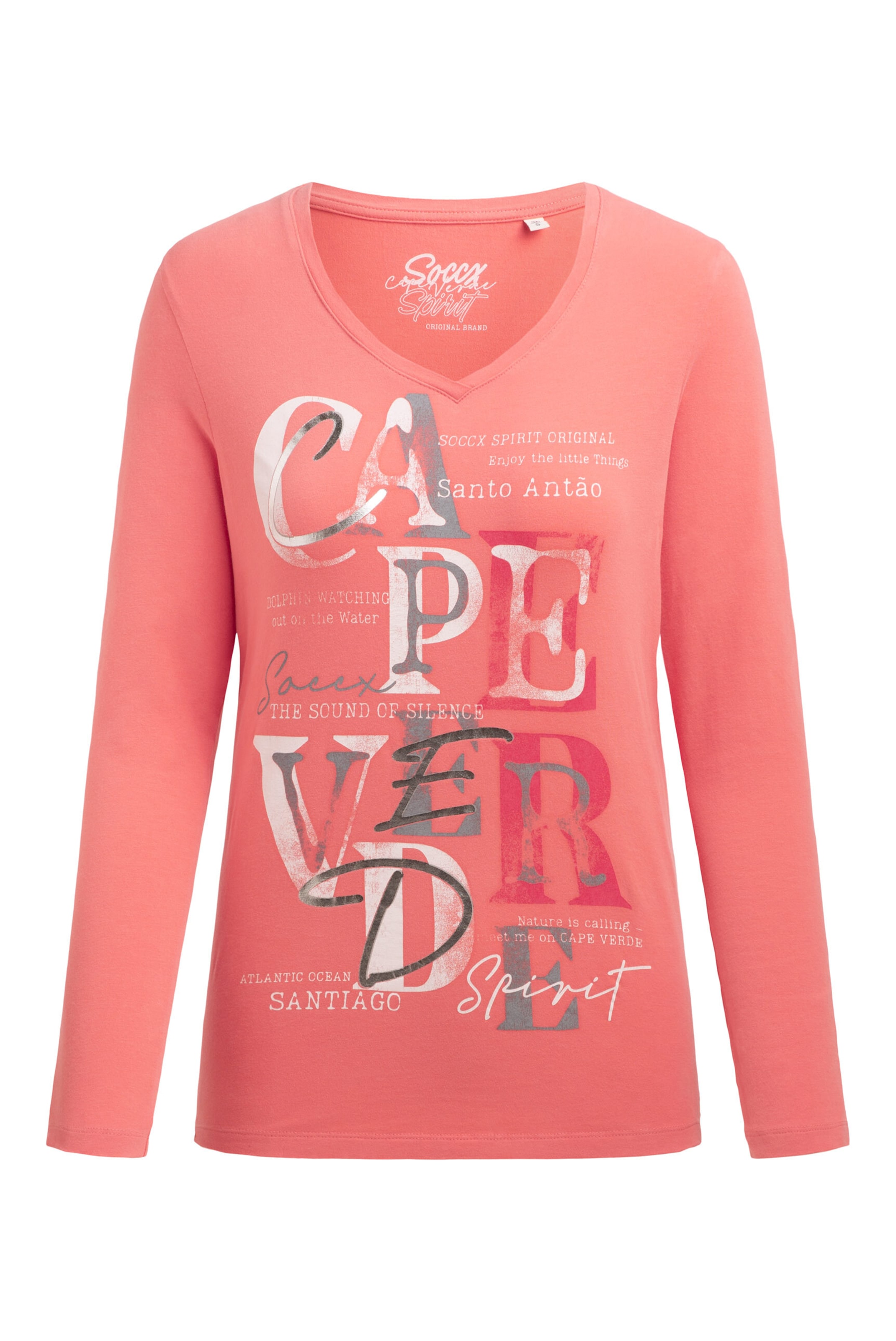 Soccx Лонгслив в цвете абрикос
Soccx Лонгслив в цвете абрикос