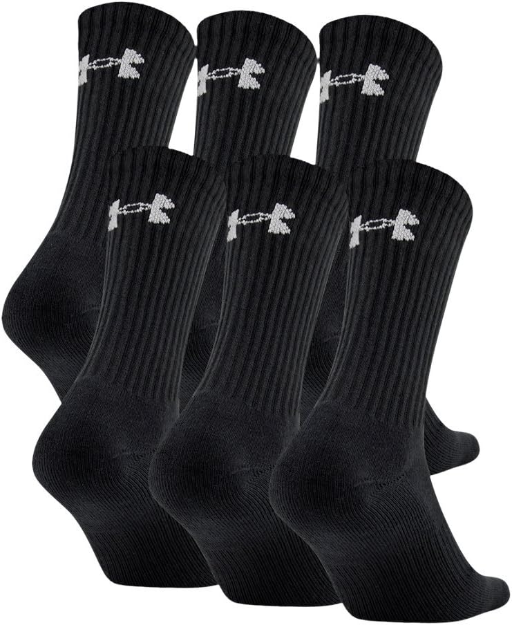 Under Armour UA Charged Cotton 2.0 Crew - 6-Pack, Black
Under Armour UA Charged Cotton 2.0 Crew - 6-Pack, Black