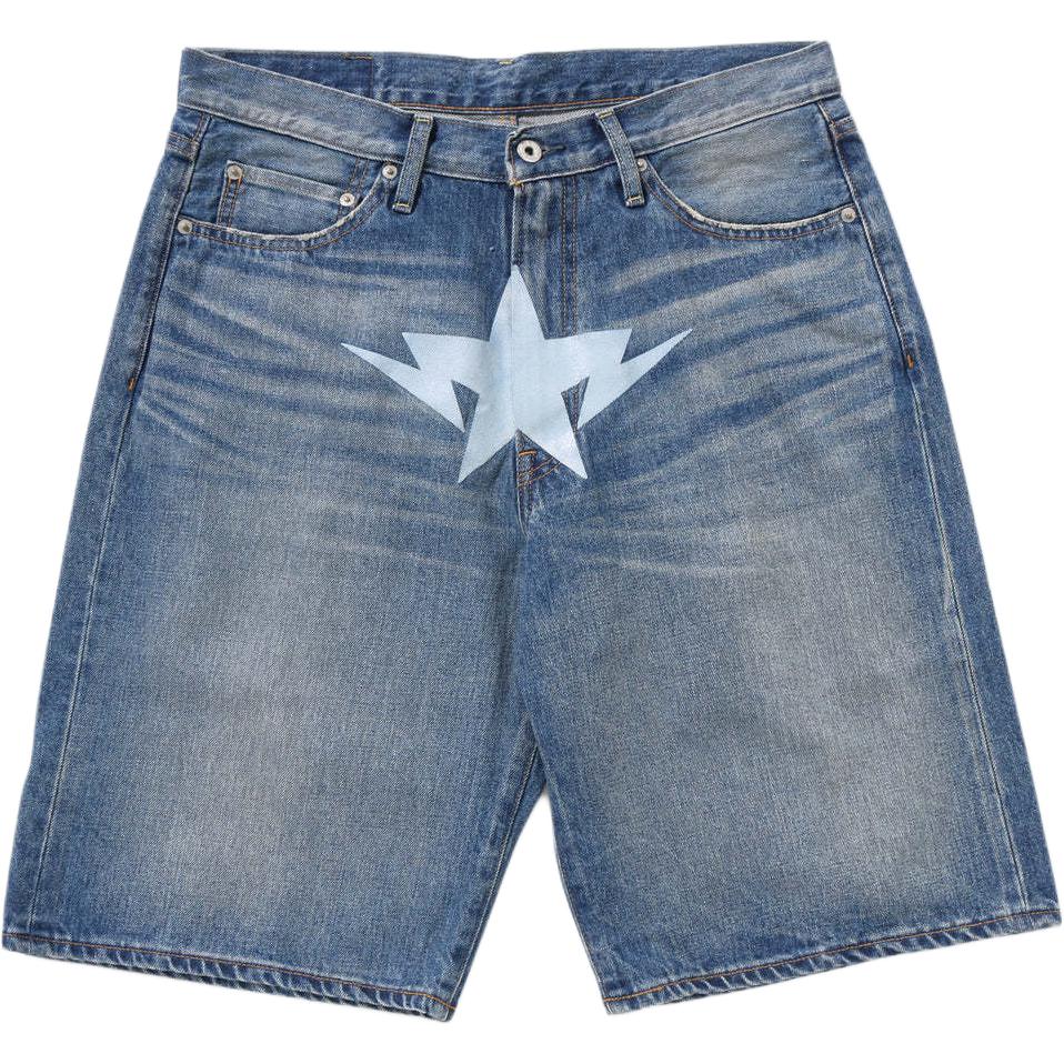 Bape Twin Sta расслабленные джинсовые шорты A BATHING APE, синий
Bape Twin Sta расслабленные джинсовые шорты A BATHING APE, синий