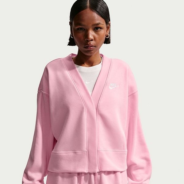 Женский кардиган club fleece свободного кроя Nike, Pink Foam
Женский кардиган club fleece свободного кроя Nike, Pink Foam
