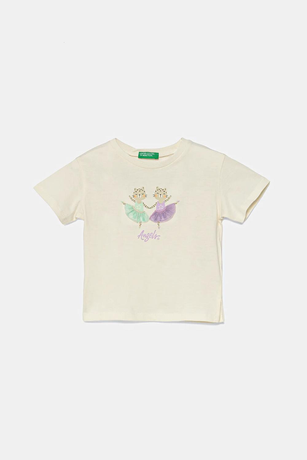 Футболка из хлопка для детей United Colors Of Benetton, бежевый
Футболка из хлопка для детей United Colors Of Benetton, бежевый