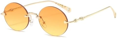 2027 Женские солнцезащитные очки без оправы в стиле ретро, круглые, с градиентным металлическим покрытием, мужские солнцезащитные очки для активного отдыха и вождения MTZJH, 4
2027 Женские солнцезащитные очки без оправы в стиле ретро, круглые, с градиентным металлическим покрытием, мужские солнцезащитные очки для активного отдыха и вождения MTZJH, 4