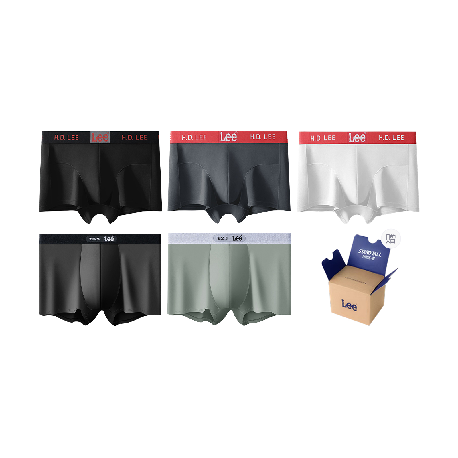 Lee Подарочный набор Cordura мужского белья 5 пар
Lee Подарочный набор Cordura мужского белья 5 пар