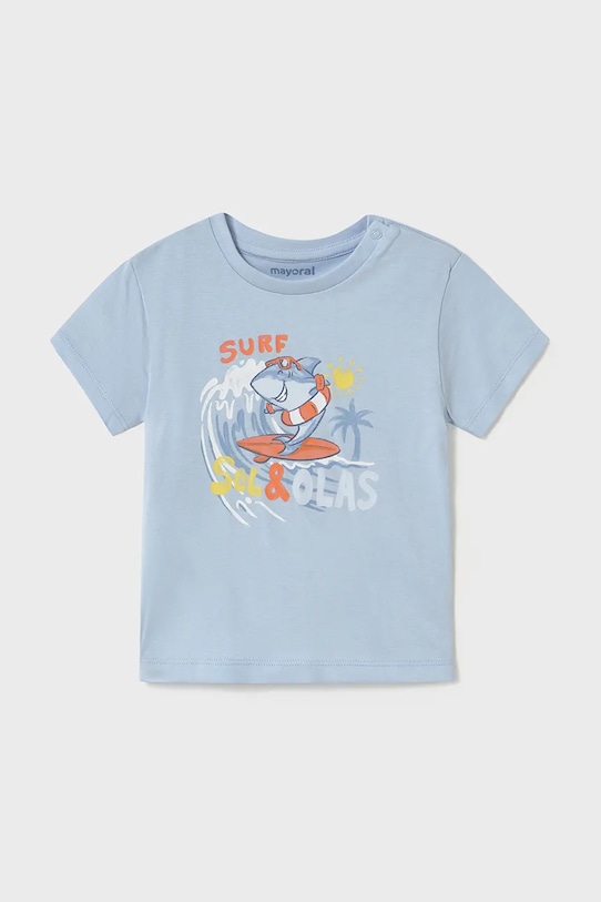 Детская хлопковая футболка Mayoral, синий
Детская хлопковая футболка Mayoral, синий