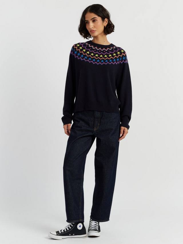 Джемпер с длинными рукавами и звездным принтом из шерстяной смеси Chinti & Parker
Джемпер с длинными рукавами и звездным принтом из шерстяной смеси Chinti & Parker