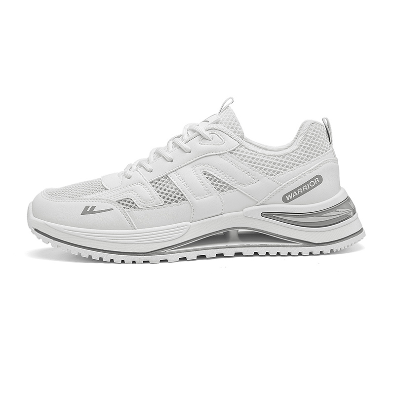 Износостойкие, легкие и дышащие низкие повседневные спортивные туфли для мужчин WARRIOR, White
Износостойкие, легкие и дышащие низкие повседневные спортивные туфли для мужчин WARRIOR, White