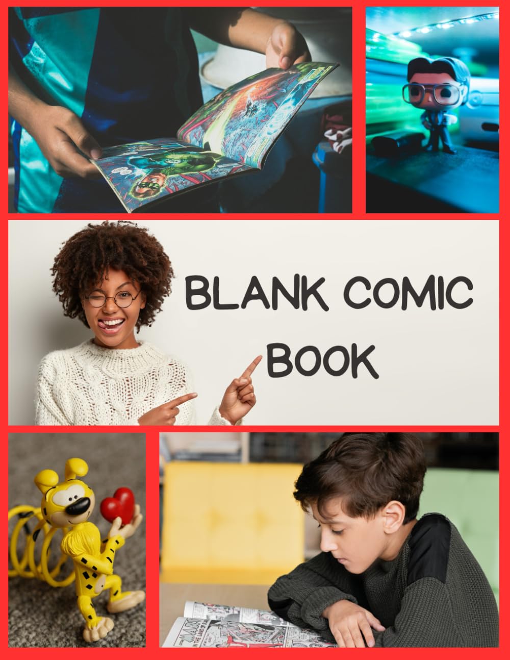 MY BLANK COMIC BOOK: Create your own comic book (Independently published)
MY BLANK COMIC BOOK: Create your own comic book (Independently published)