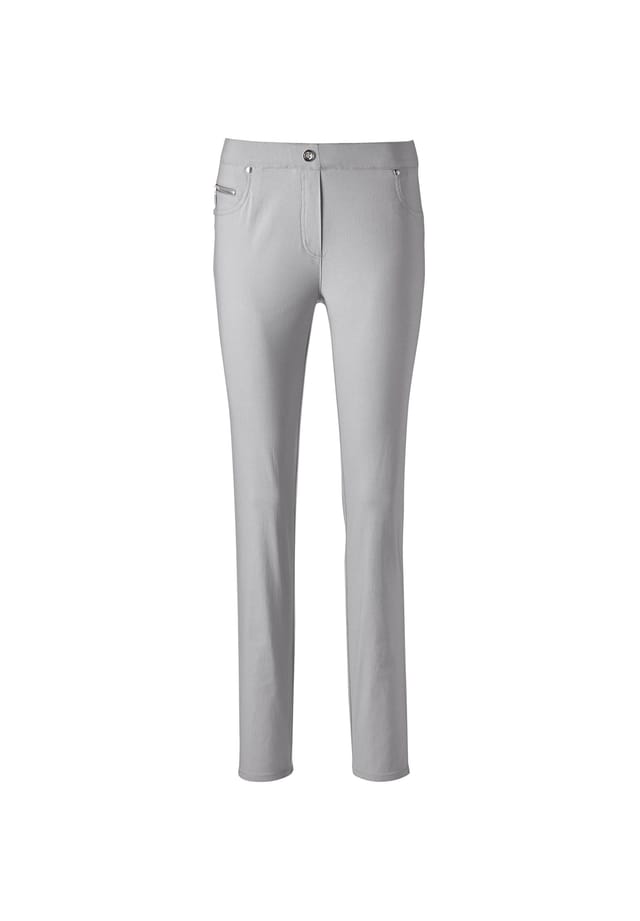 Короткий размер: грязеотталкивающие суперэластичные брюки-стрейч Louisa Goldner, серый
Короткий размер: грязеотталкивающие суперэластичные брюки-стрейч Louisa Goldner, серый