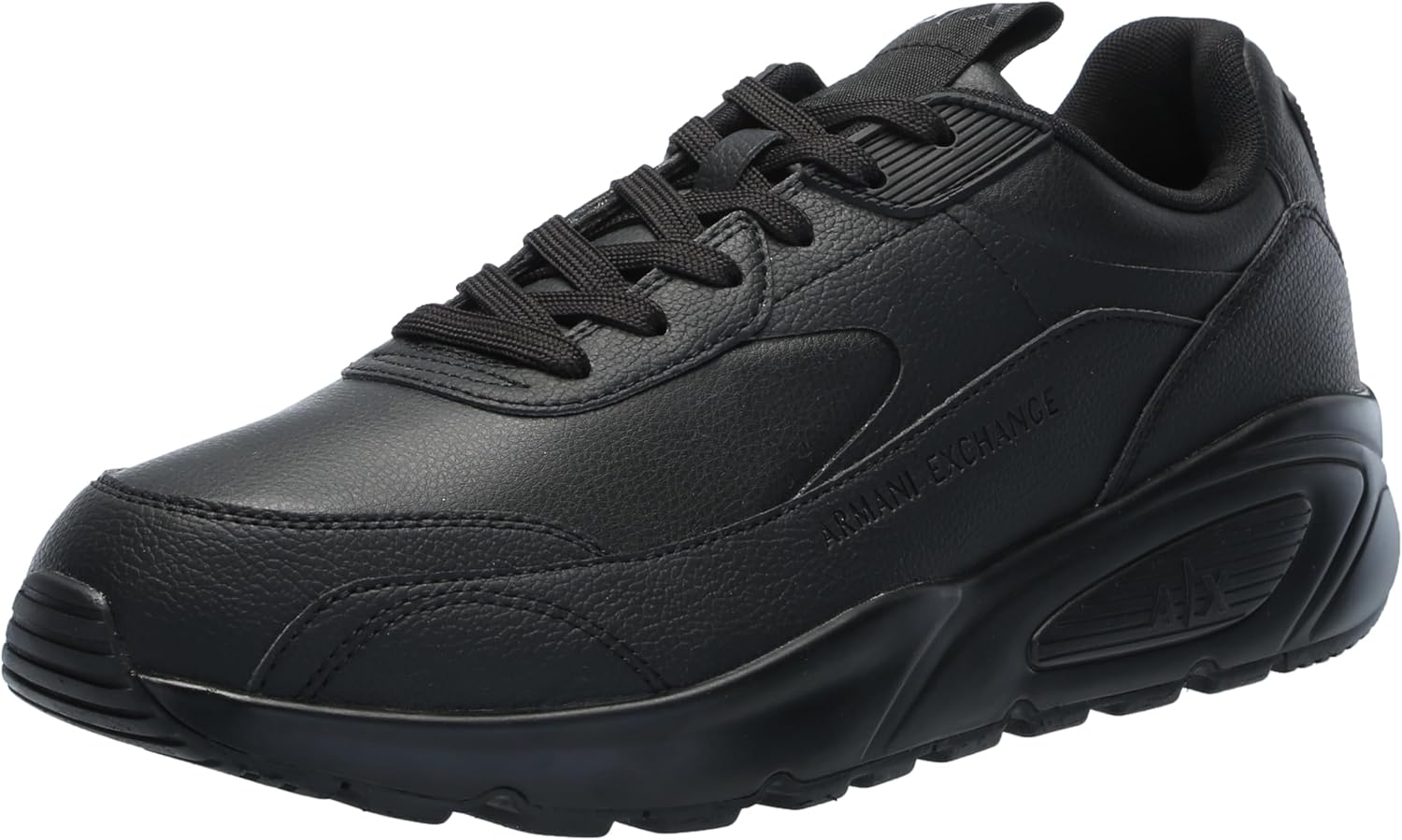 Мужские кроссовки Armani Exchange с полиуретановыми вставками, микро-логотипом и замшевой отделкой для скейтборда, черный
Мужские кроссовки Armani Exchange с полиуретановыми вставками, микро-логотипом и замшевой отделкой для скейтборда, черный