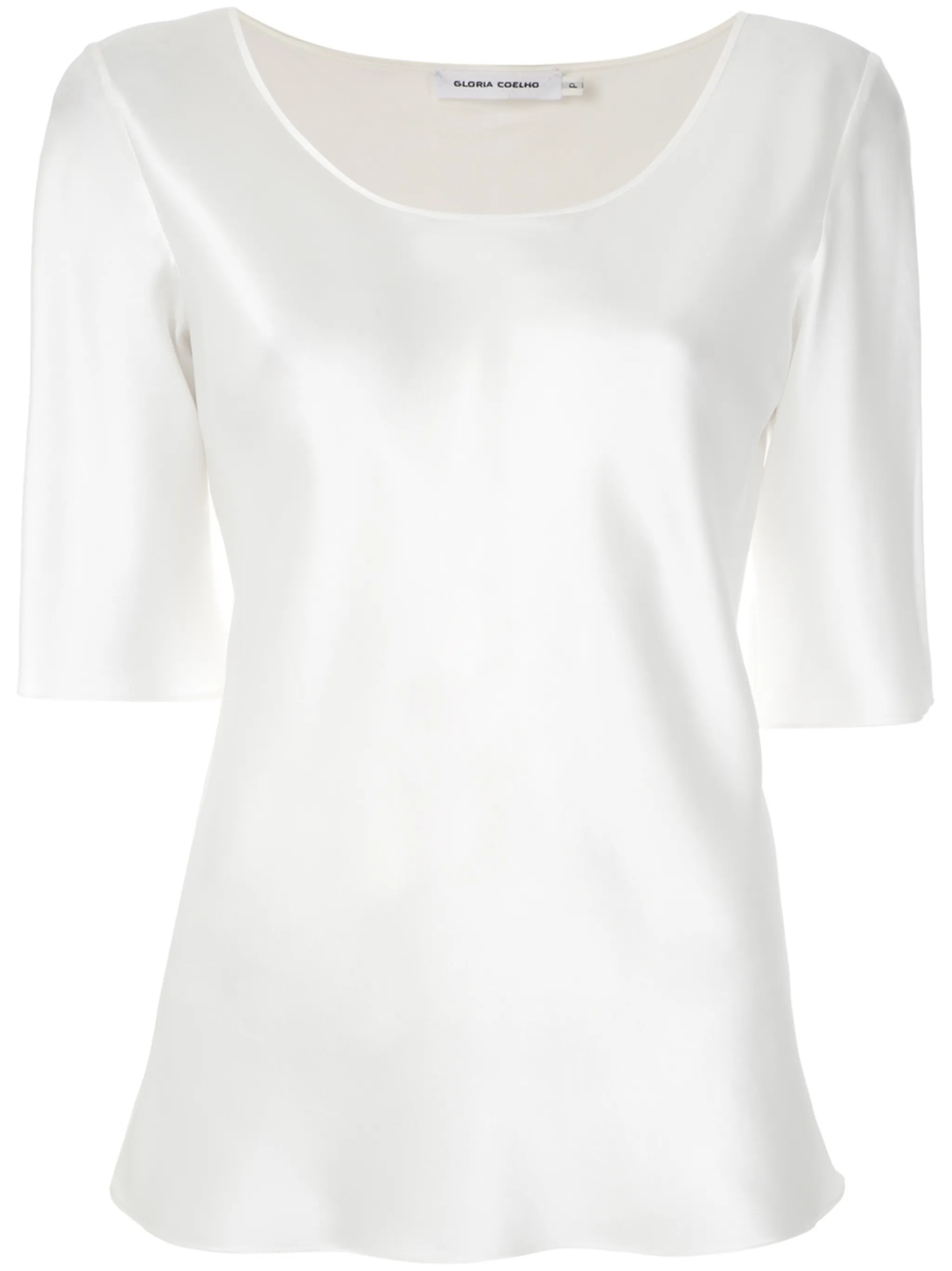 Блузка с круглым вырезом Gloria Coelho, белый
Блузка с круглым вырезом Gloria Coelho, белый