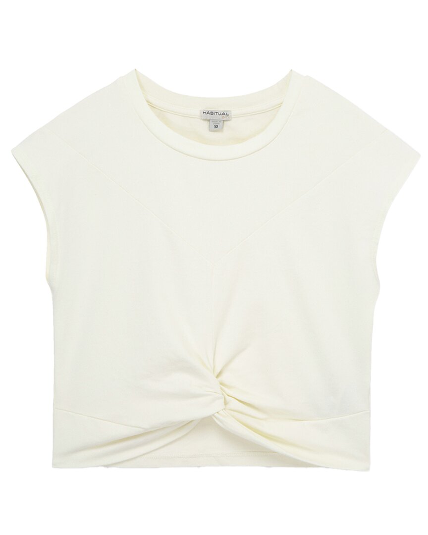 Привычная футболка с перекрученным передом Habitual, белый
Привычная футболка с перекрученным передом Habitual, белый
