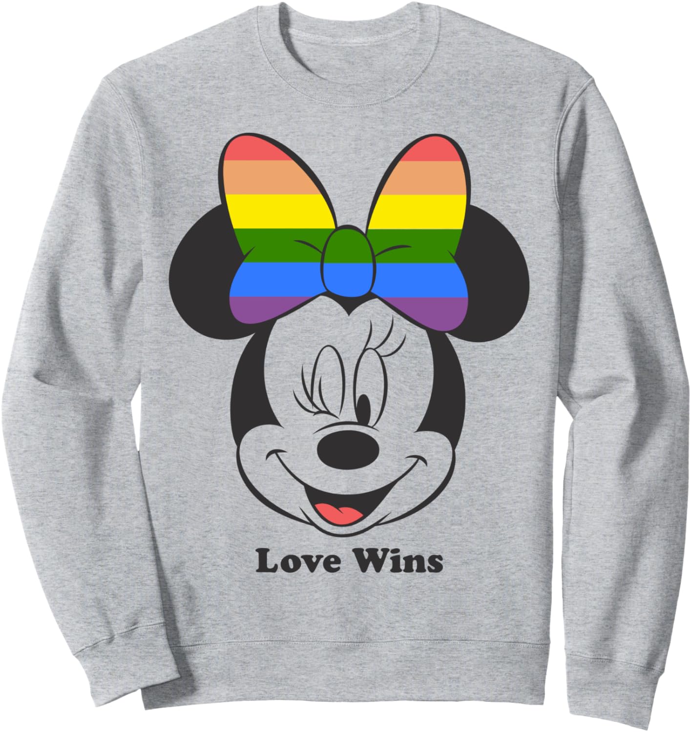 Толстовка Disney Mickey and Friends Rainbow Bow Minnie Love Wins, серый
Толстовка Disney Mickey and Friends Rainbow Bow Minnie Love Wins, серый