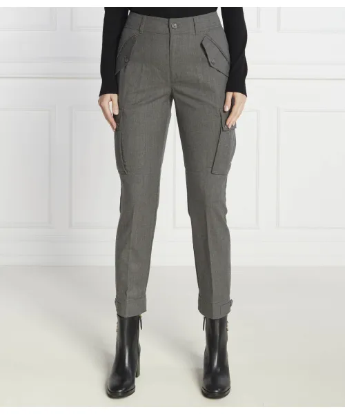 Шерстяные брюки-карго Skinny fit Lauren Ralph Lauren, серый
Шерстяные брюки-карго Skinny fit Lauren Ralph Lauren, серый