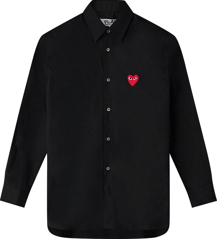 Рубашка Comme des Garçons Long-Sleeve Woven Button Down Shirt With Red Heart 'Black', черный
Рубашка Comme des Garçons Long-Sleeve Woven Button Down Shirt With Red Heart 'Black', черный