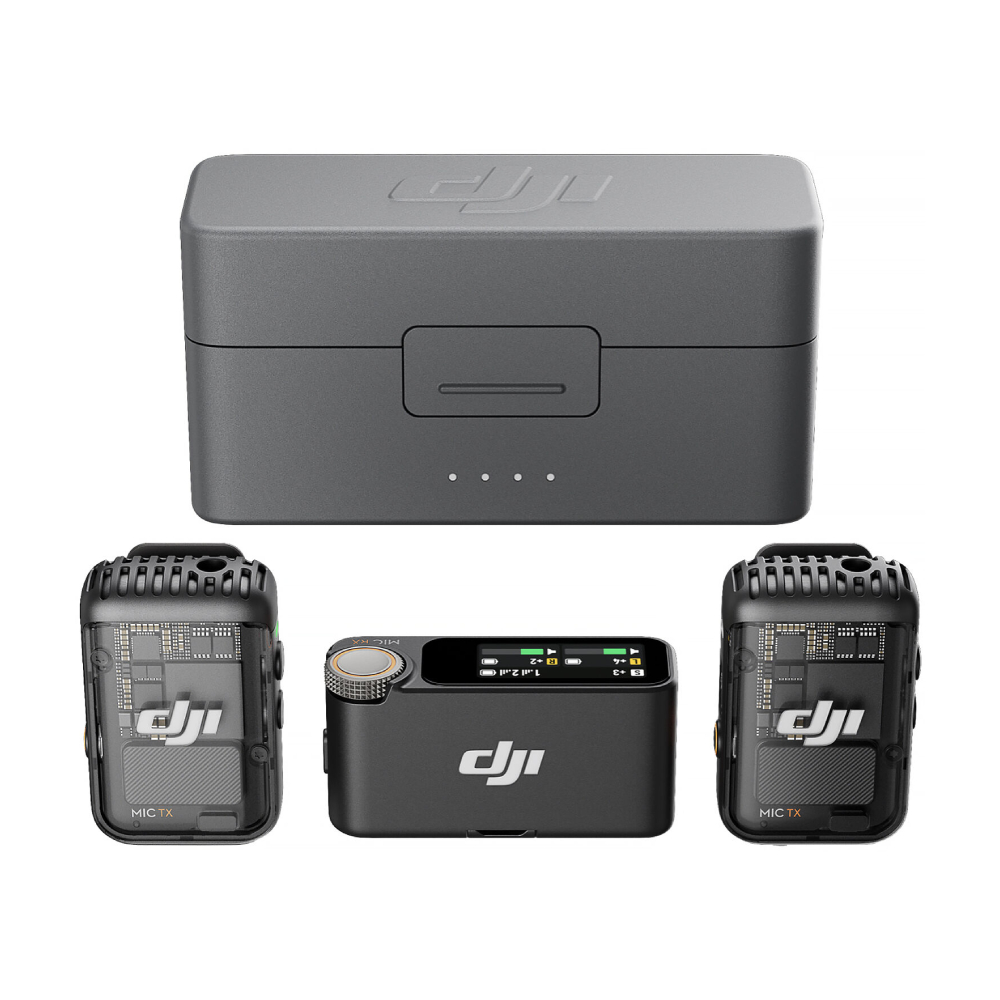 Беспроводная микрофонная система DJI Mic 2 (CN), 2 передатчика + 1 приемник + зарядный кейс, черный
Беспроводная микрофонная система DJI Mic 2 (CN), 2 передатчика + 1 приемник + зарядный кейс, черный